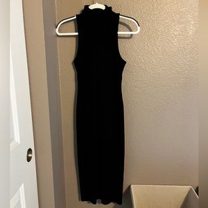 MIDI mock-neck dress